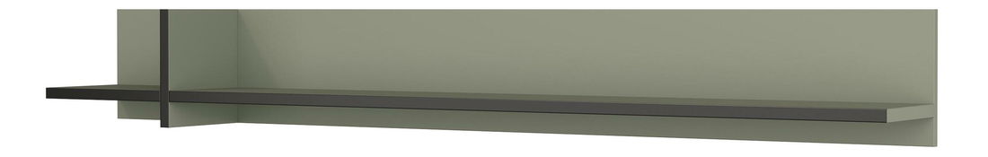 Polc Crossroad G02 (fenyőzöld + fekete)