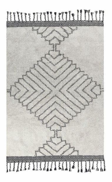 Koberec 140 x 200 cm Erra (biela)