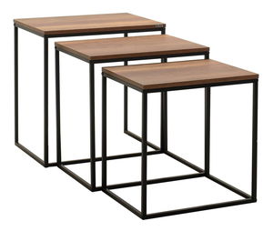 Set 3 kom. stolića za kavu Losuku 7 (orah)