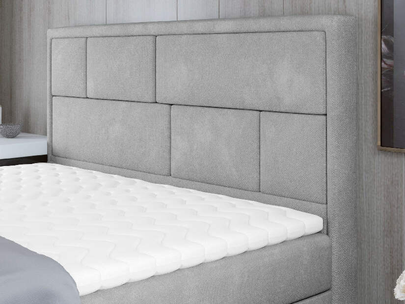 Manželská posteľ Boxspring 180 cm Menera (zelená)