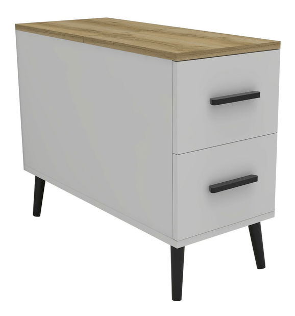 Pomoćni stolić Iceland Delta (bijela)