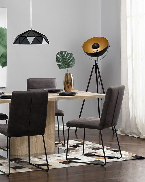 Stojanové svietidlo Theos (čierna)