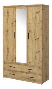 Dulap de haine Andra 3D4S (Stejar artisan)
