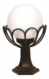 Vonkajšie nástenné svietidlo Aziz (čierna + biela)