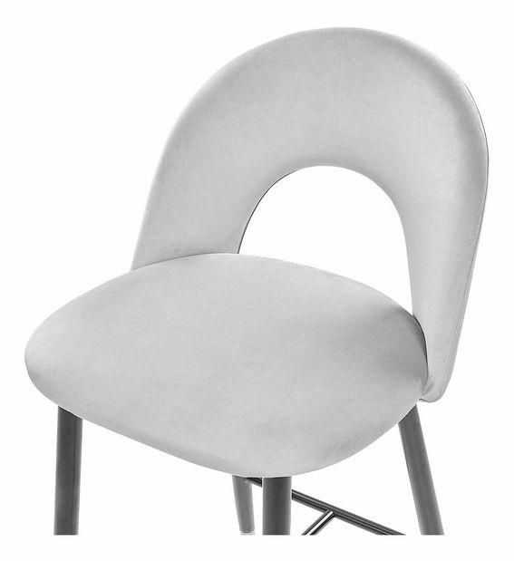 Set 2 buc. scaune bar Filatto (gri)