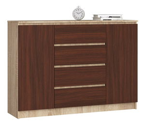 Comodă Keanu IV (Stejar sonoma + wenge)