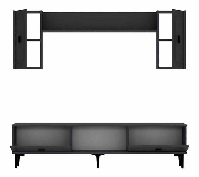 Obývacia stena Wendy (antracit)