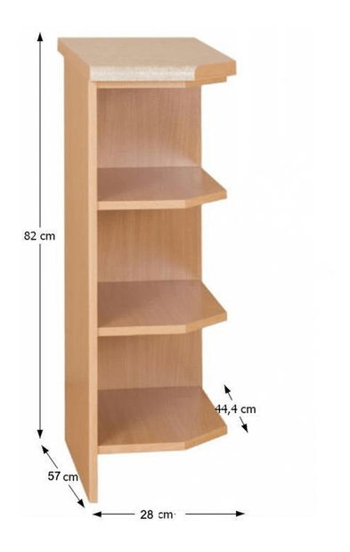 Raft inferior de bucătărie Leite MDF clasic S30N/P arin (P)