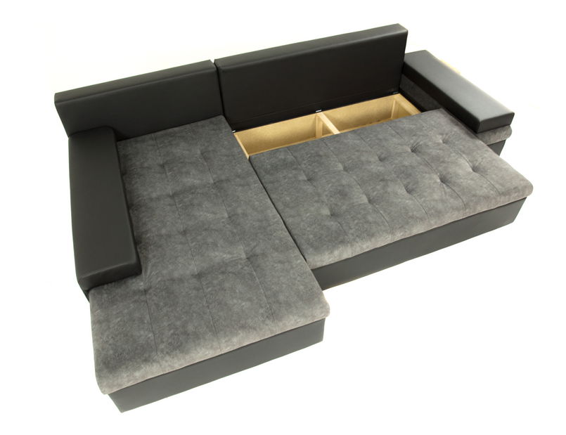 Rohová sedacia súprava Kanton Mini (tmavozelená) *bazár