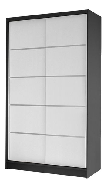 Ormar za garderobu Master IV (bijela + sonoma)