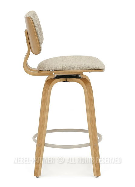 Scaun bar CH64 (bej + stejar)