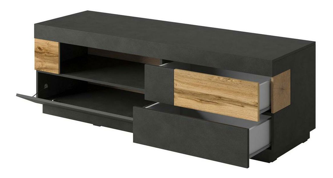 TV stolić Stacey Typ 41 (matera + hrast wotan)