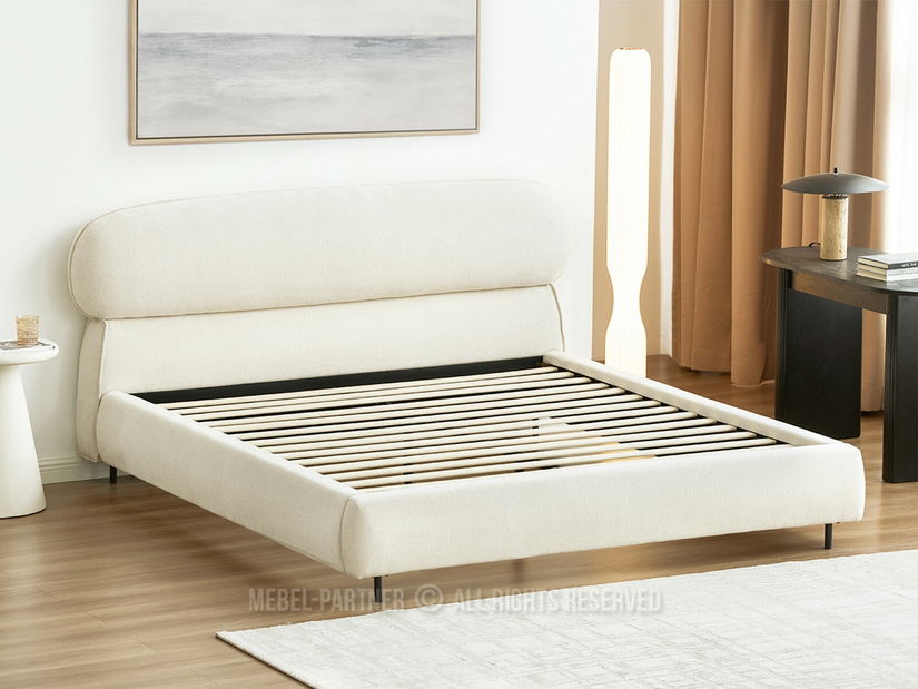 Bračni krevet 180 cm Asesora 180 (krem + crna)