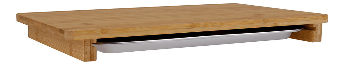 Doska na krájanie so zásuvkou Tarosh 1 (bambus + oceľ)