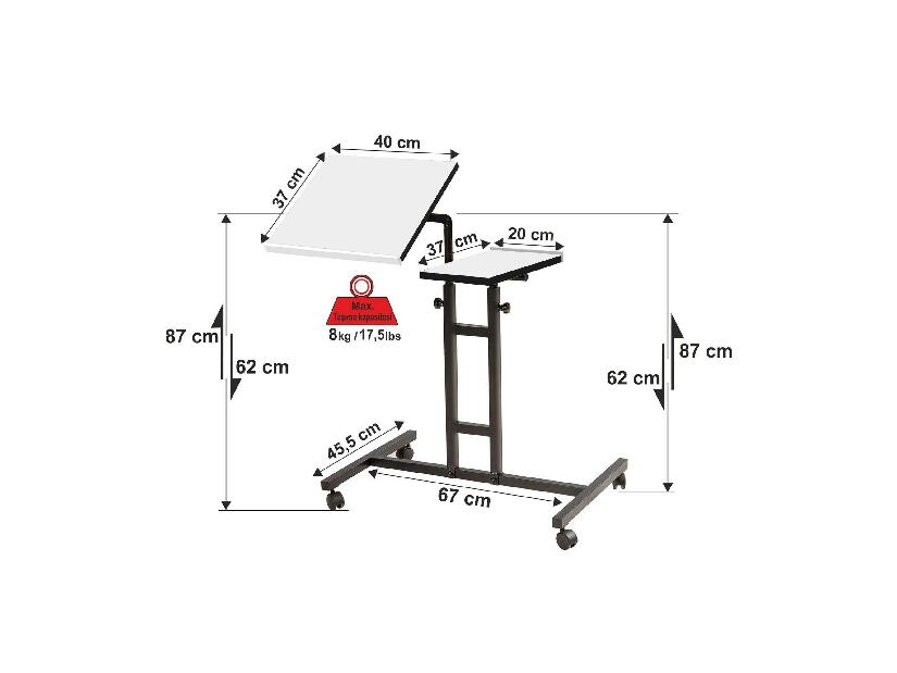 Suport Laptop Pobenu (alb + negru) 