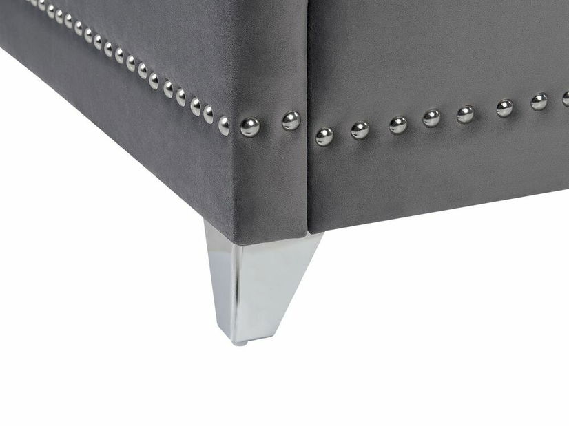 Franciaágy 180 cm ATREY (poliészter) (szürke)