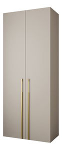 Dulap de haine 100 cm Carmela 40-3 (Cașmir + Auriu)