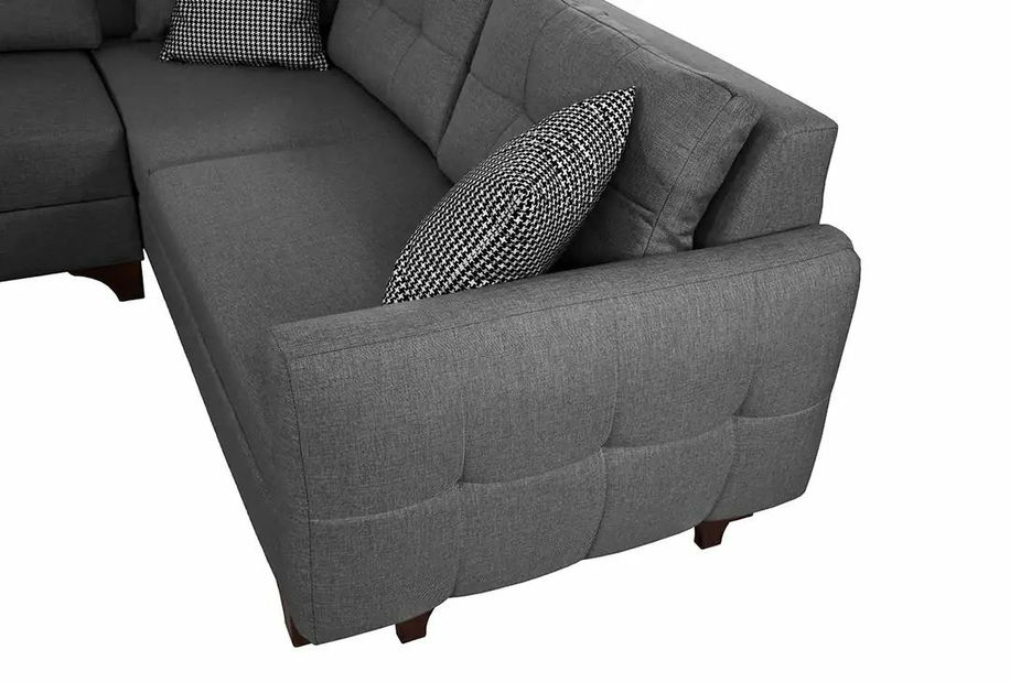 Rohová sedačka Clof (sivá) (P)