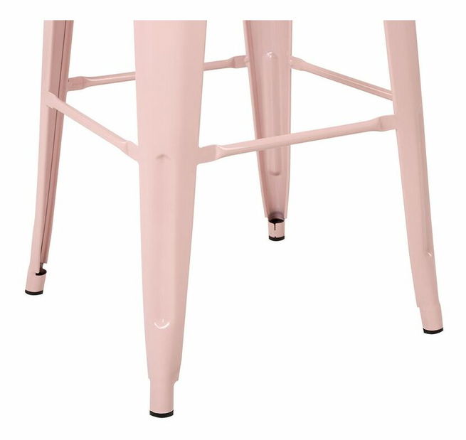 Set 2 ks barových stoličiek 76 cm Chloe (ružová)