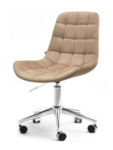 Stolička Eleanor (béžová + chrómová)