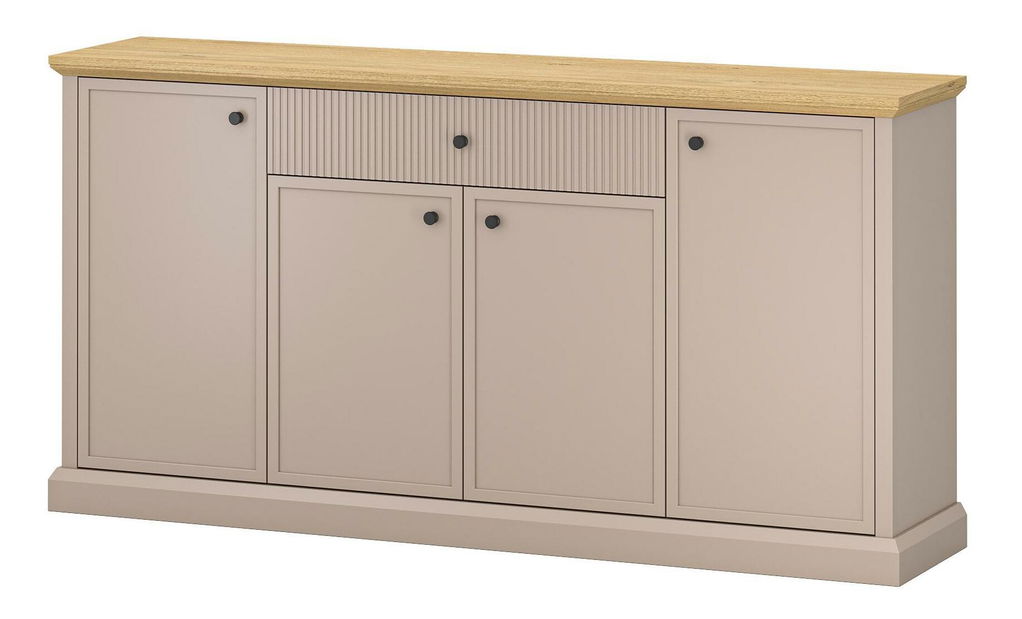 Komód Indices 3 (taupe + kő tölgy) 