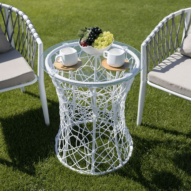 Măsuță de cafea Silmi (alb)