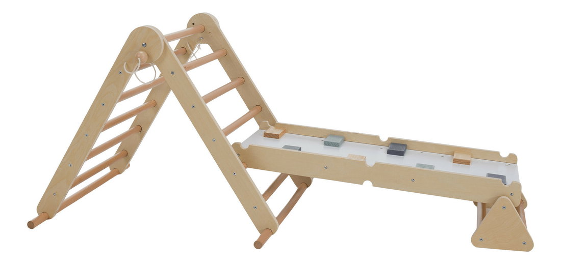 Montessori Piklerovej trojuholník 3v1 Opi (prírodná)