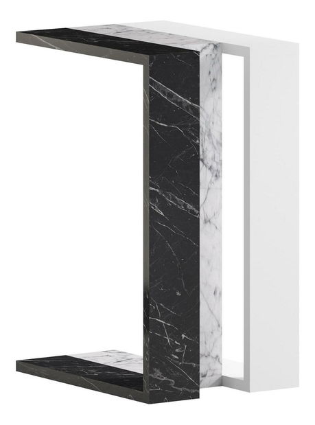 Príručný stolík Maduda (biela) 