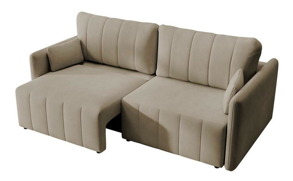 Kanapé Perkley (bézs + fekete) 