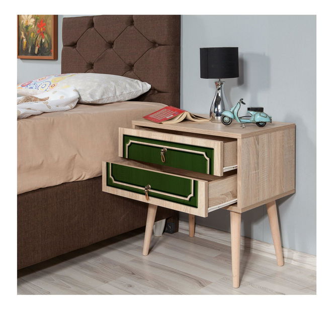 Noćni stolić Sopatu 13 (hrast sonoma)