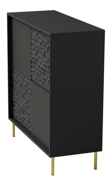 Ormarić Balle (crna + zlatna)