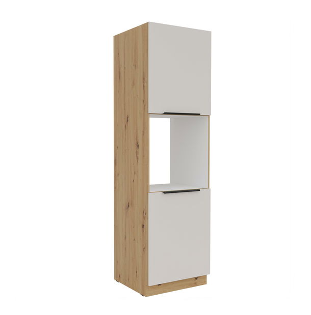 Potravinová kuchynská skrinka Sayla 60 DP-210 2F (kašmír + dub artisan)