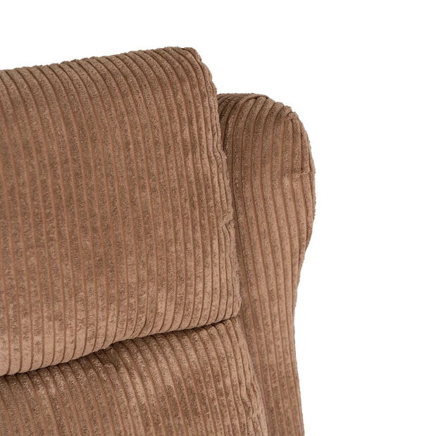 Polohovací křeslo Suplicios (hnědá)