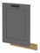 Dvířka na vestavnou myčku nádobí Lucid ZM 596 x 713 (dub artisan + dustgrey)