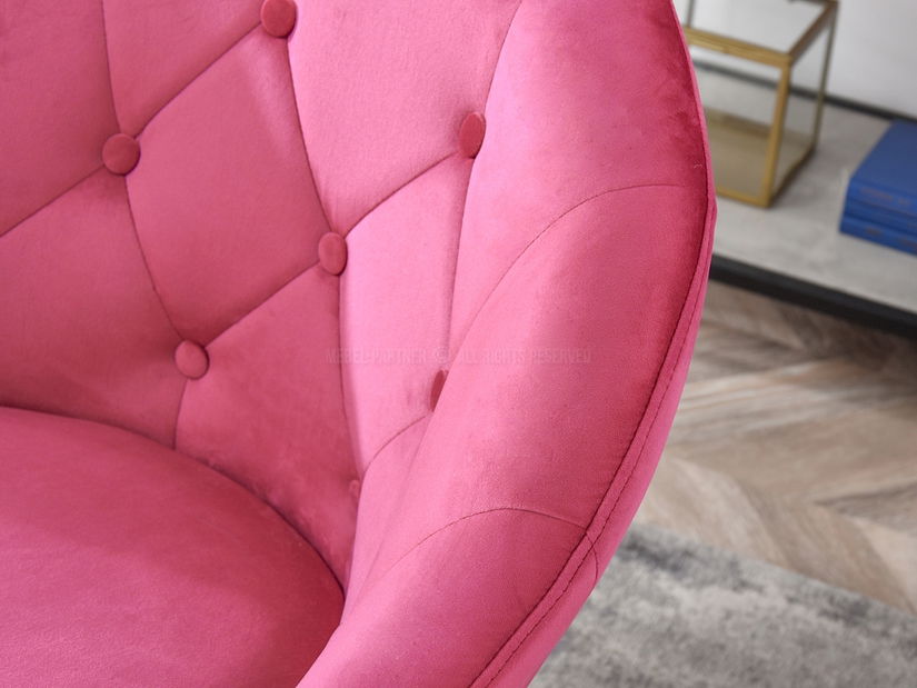 Křeslo Lush 3 (růžová + černá)