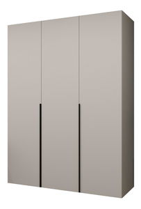 Šatní skříň 150 cm Alice 1 (kašmír + černá)