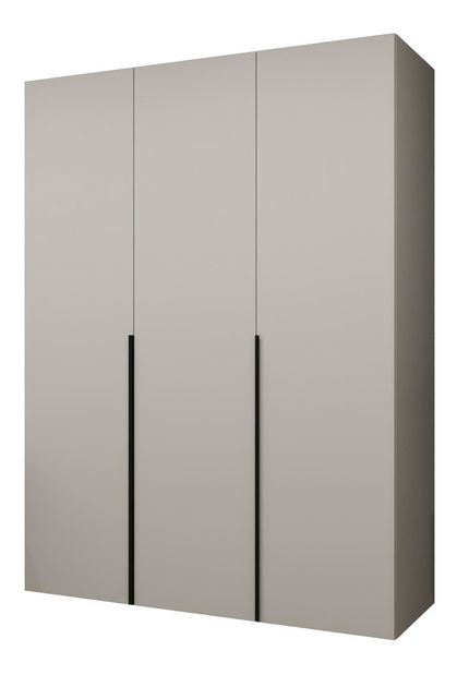 Šatní skříň 150 cm Alice 1 (kašmír + černá)