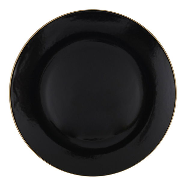 Jídelní souprava (24 ks.) Tyson (černá + zlatá) *výprodej