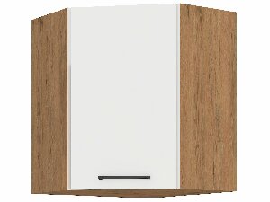 Horní kuchyňská skříňka Virion 60 x 60 GN-72 1F (45°) (dub lancelot + bilá)