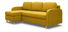 Rohová sedací souprava Marty (L) (hořčicová)