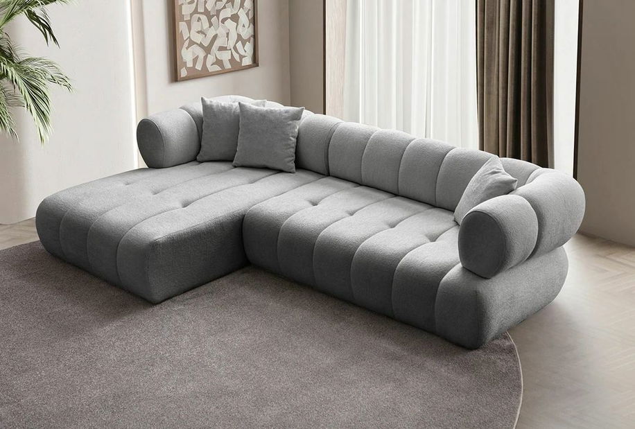 Rohová sedačka Petronel (bílá) (P)