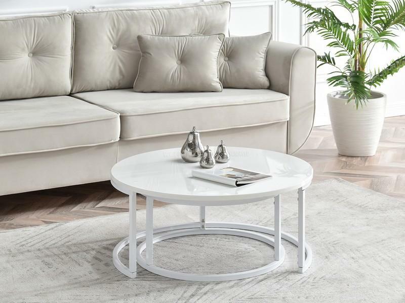 Konferenční stolek Kolja Zest Xl (bílá)