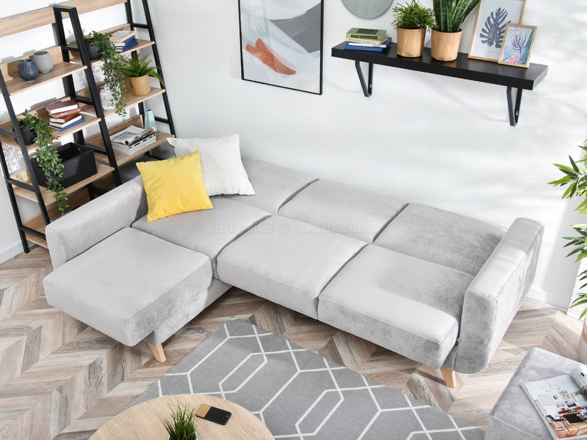 Rohová sedačka Kalisz (šedá)