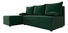 Rohová sedací souprava Harmony L (tmavě zelená) (L)