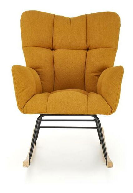 Křeslo Viscos (hořčicová)