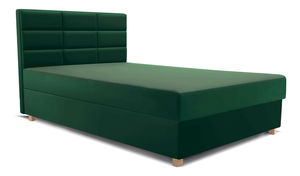  Jednolůžková postel 120 cm Picasso II (tmavě zelená) (s úl. prostorem a matrací)