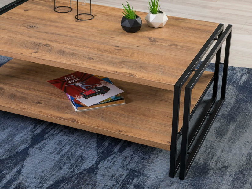 Souprava nábytku do obývacího pokoje Cosmopolitan 26 (atlantická borovice + černá)