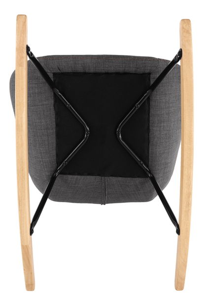 Relaxační houpací křeslo Harper (šedá)