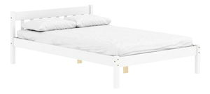 Manželská postel 140x200 cm Malil (bílá)