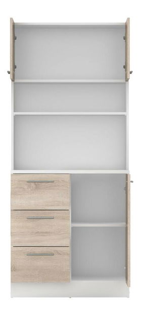 Kuchyňský kout Lester NEW (bílá + dub sonoma)